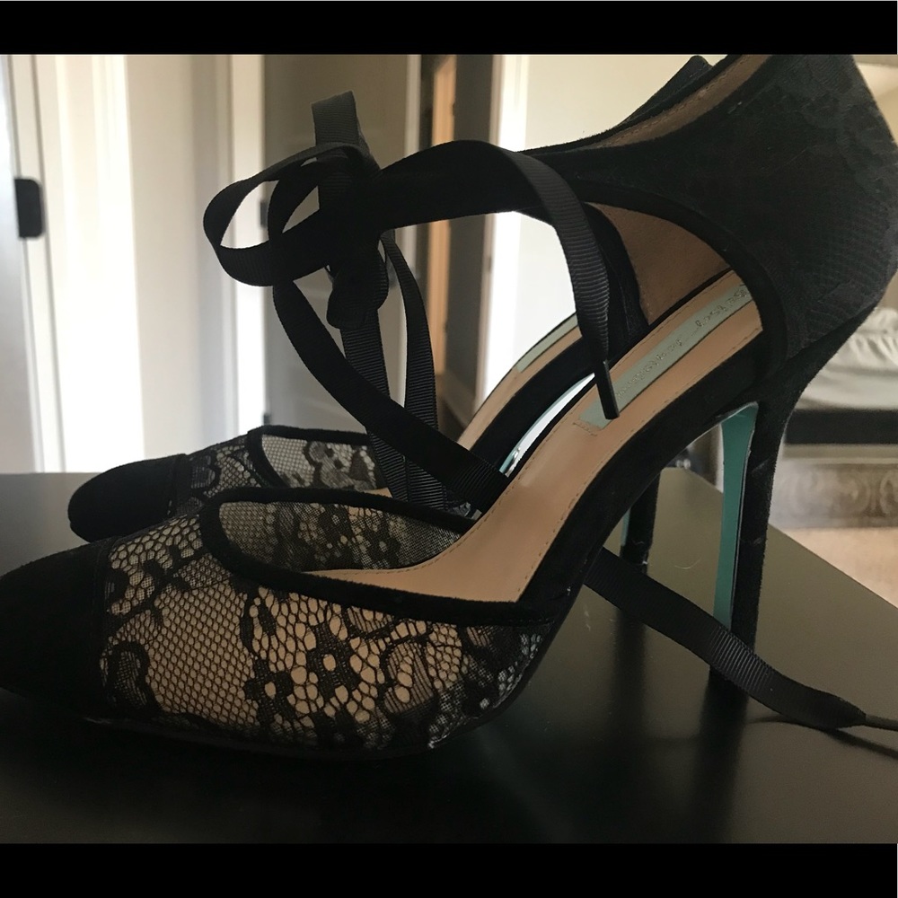 Betsey Johnson Lace Heels